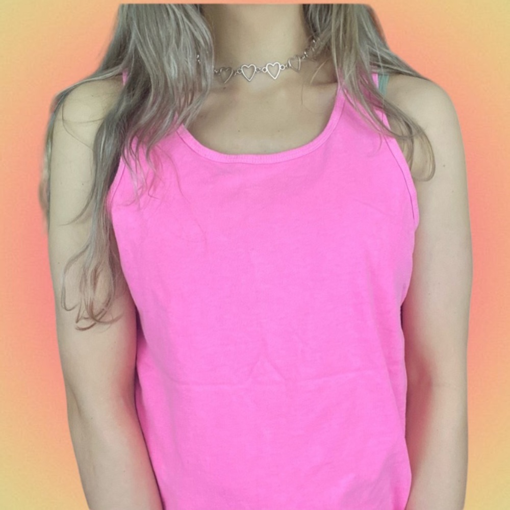 Vintage 90s Neon Maui Trading Company Single Stitch Surf Shack Tank Top